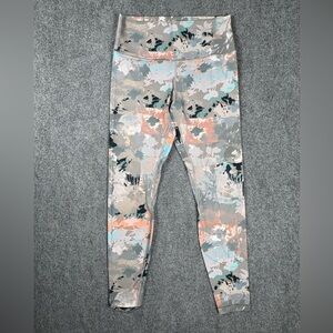 Lululemon Align High Rise Leggings Buttery Soft Abstract Floral Print Size 10